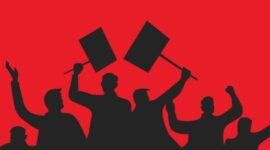 Ilustrasi Demo Buruh. (Dok. Kontennews.com/M. Rifai Azhari)
