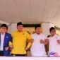 Ketua Umum Partai Gerindra Prabowo Subianto bersama Ketuam Umum Partai Golkar Airlangga Hartarto, Ketua Umum Zulkifli Hasan dan Ketua Umum PKB Muhaimin Iskandar. (Dok. Tim Media Prabowo Subianto)