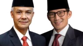 Menparekraf Sandiaga Uno bersama Gubernur Jawa Tengah Ganjar Pranowo. (Instagram.com/@ganjarsandi_2024)