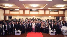 Prabowo Subianto dalam acara deklarasi dukungan dari Jaringan Induk Koperasi Unit Desa (KUD) di Milennium Hotel Sirih, Jakarta. (Dok. Tim Media Prabowo Subianto)