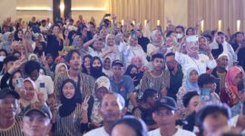 Kehadiran capres nomor urut 2 Prabowo Subianto di Palembang. (Dok. Tim Media Prabowo-Gibran)  