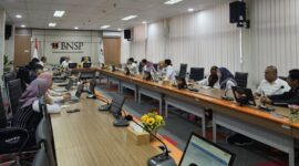 Kementerian PUPR & LPJK ke BNSP koordinasi sistem informasi sertifikasi tenaga kerja konstruksi dan SOP penerbitan sertifikat kompetensi tenaga kerja konstruksi, Jakarta (26/3/24). (Doc.BNSP)