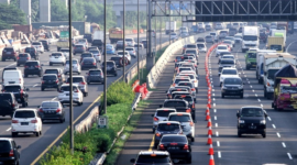 Peningkatan Penumpang Angkutan Umum pada Mudik Lebaran 2024. (Dok. tribratanews.polri.go.id