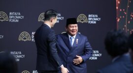 Presiden RI Prabowo Subianto dalam Forum Diplomasi Antalya 2025 di Turki. (Dok. Tim Media Prabowo)