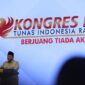Presiden RI Prabowo Subianto Di hadapan para kader organisasi sayap Partai Gerindra. (Dok. Tim Media Prabowo)